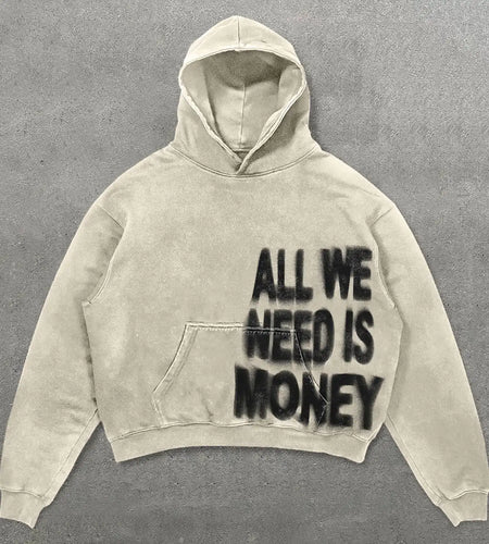 Harajuku Oversized Letter Print Streetwear High Quality Hoodie Vintage Streetwear Women Sweatshirt Goth Jacket Y2K Hoodies Women