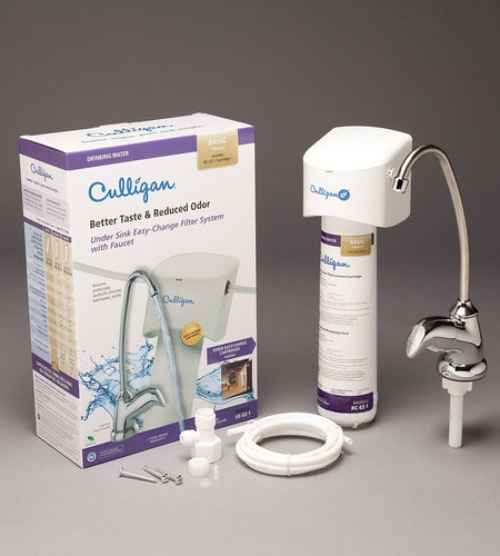 - US-EZ-1 US 1 Ez-Change Under-Sink Drinking Water Filtration System with Dedicated Faucet and Filter, 3,000 Gallon, Chrome